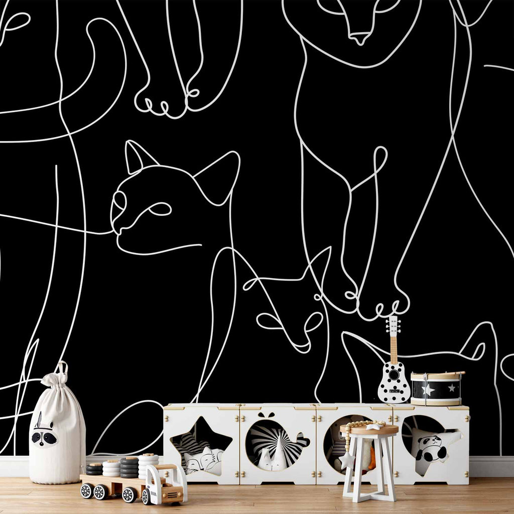 Wall Mural Cat Habits