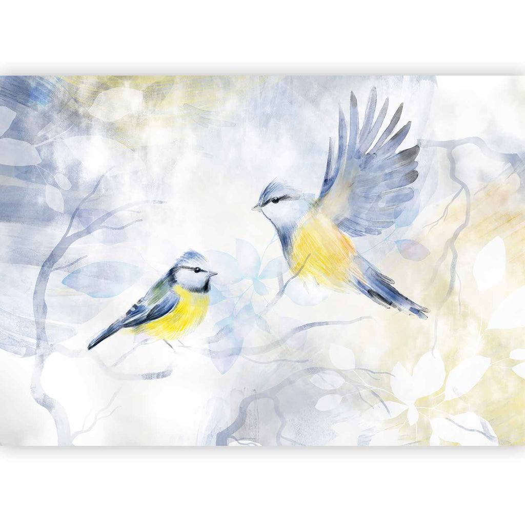Wall Mural - Watercolor Tit - First Variant