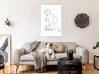 Canvas Print Best Friends Vertical 1 Part