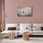 Flowers and Birds Multicolor Canvas Print