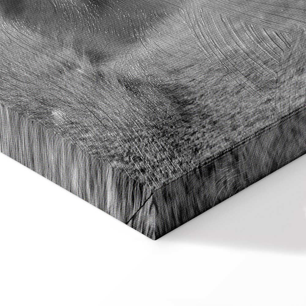 Romantic Lion Couple Canvas Print