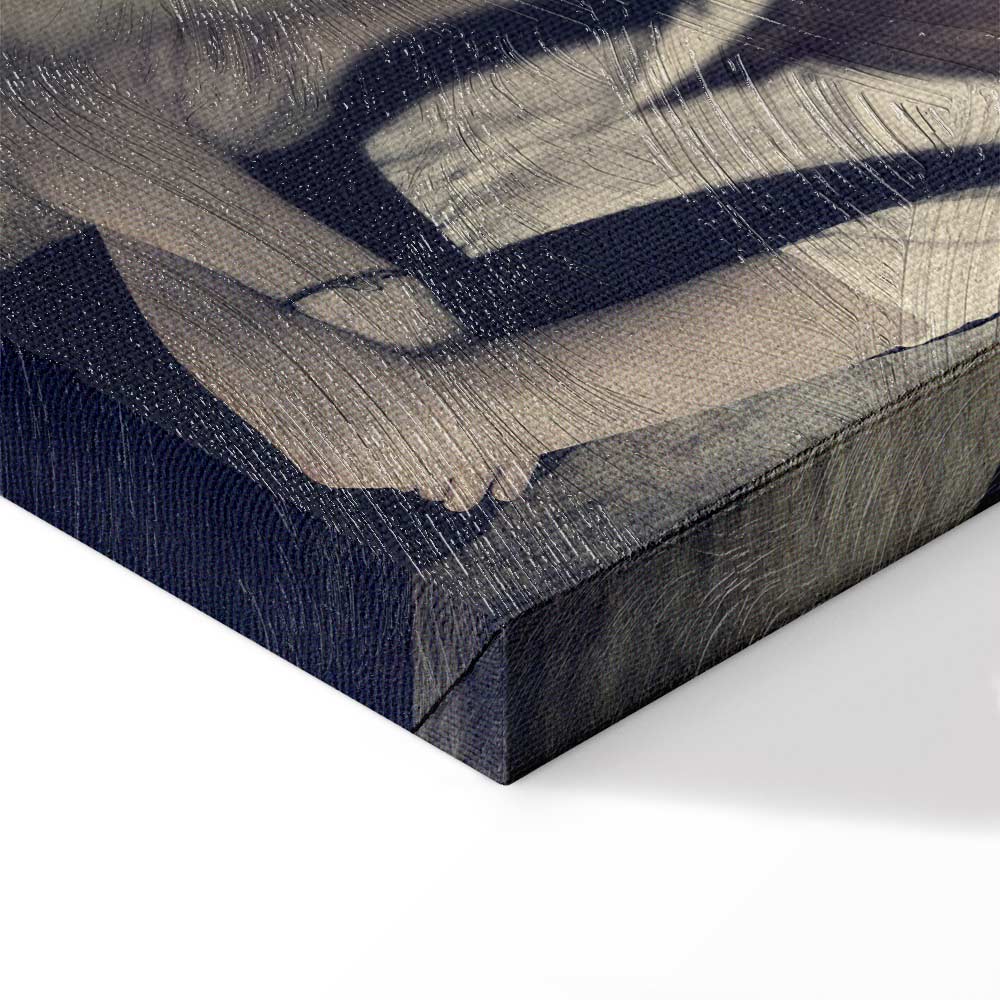 Animal Mask Portrait Multicolor Canvas Print