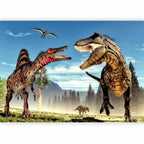 Fighting Dinosaurs Nature Wall Mural