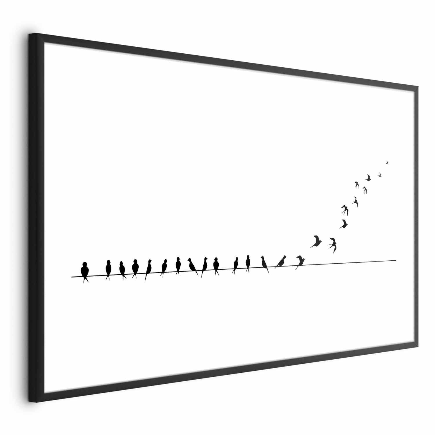 Flying Birds Nature Poster