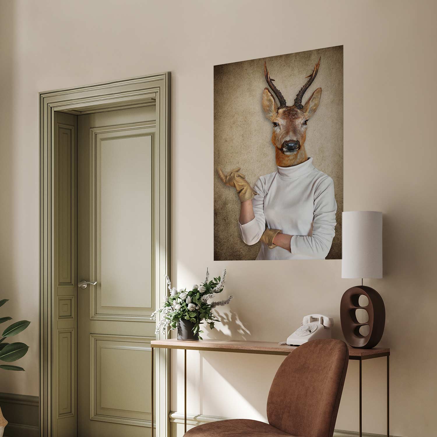 Lady Portrait Fantasy Poster