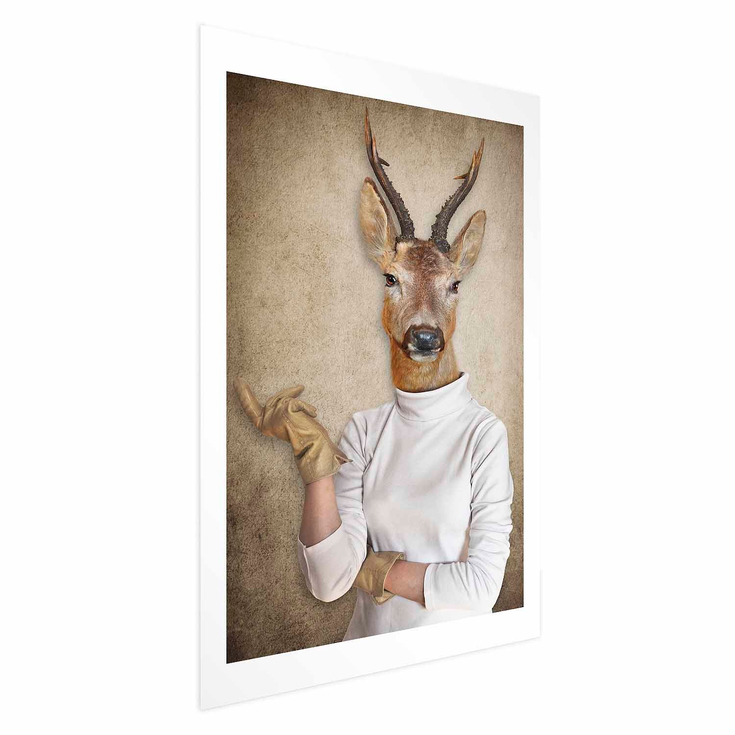 Lady Portrait Fantasy Poster