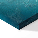 Black Cat Night Walk Vertical Canvas Print