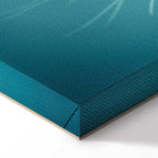 Black Cat Night Walk Vertical Canvas Print