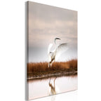 Canvas Print - Autumn by the Lake (1 Part) Vertical