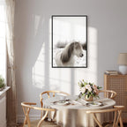 Horse Mane Winter Canvas Print