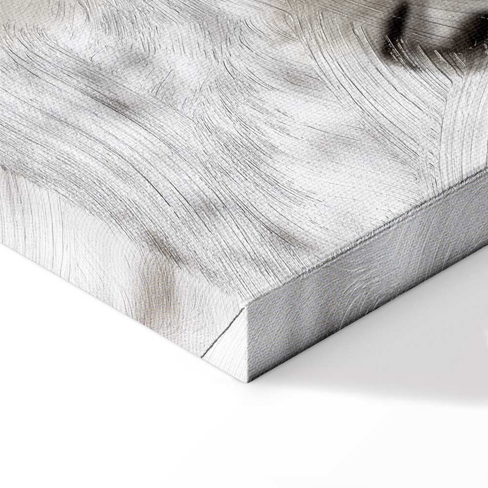 Horse Mane Winter Canvas Print