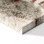 Mother and Calf Cow Animals Canvas Print