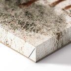 Mother and Calf Cow Animals Canvas Print