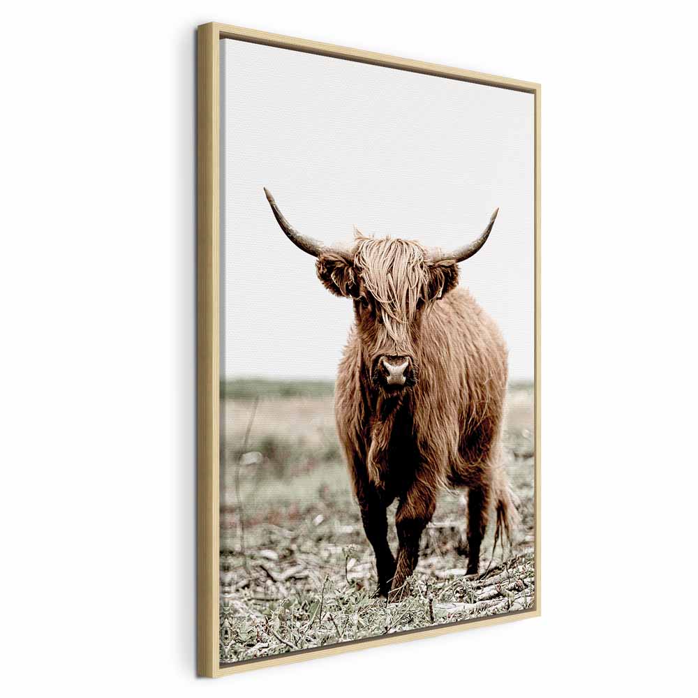Young Stag Animal Canvas Print