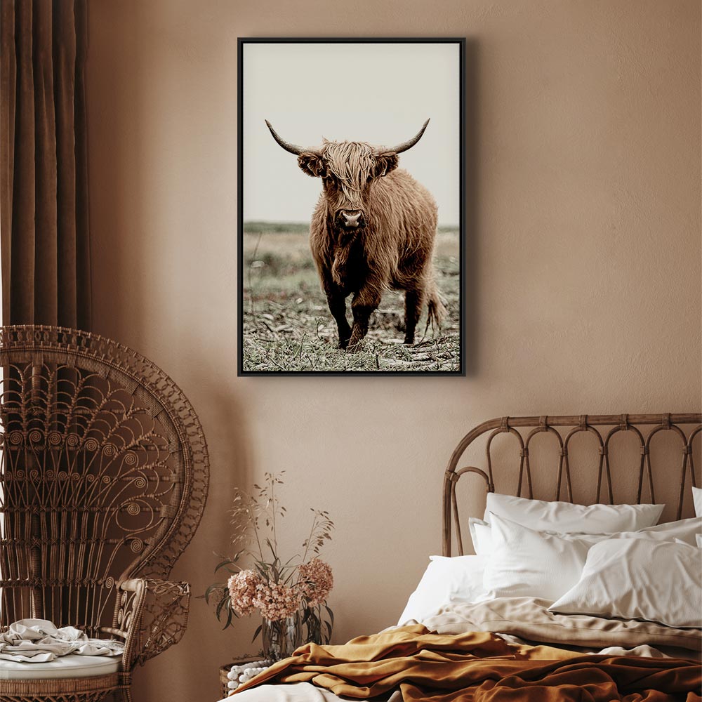 Young Stag Animal Canvas Print