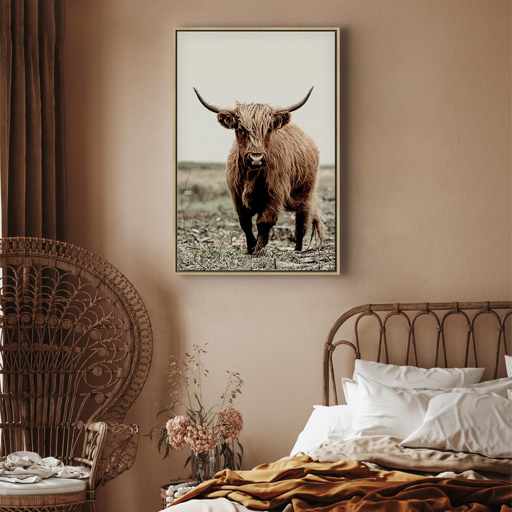 Young Stag Animal Canvas Print