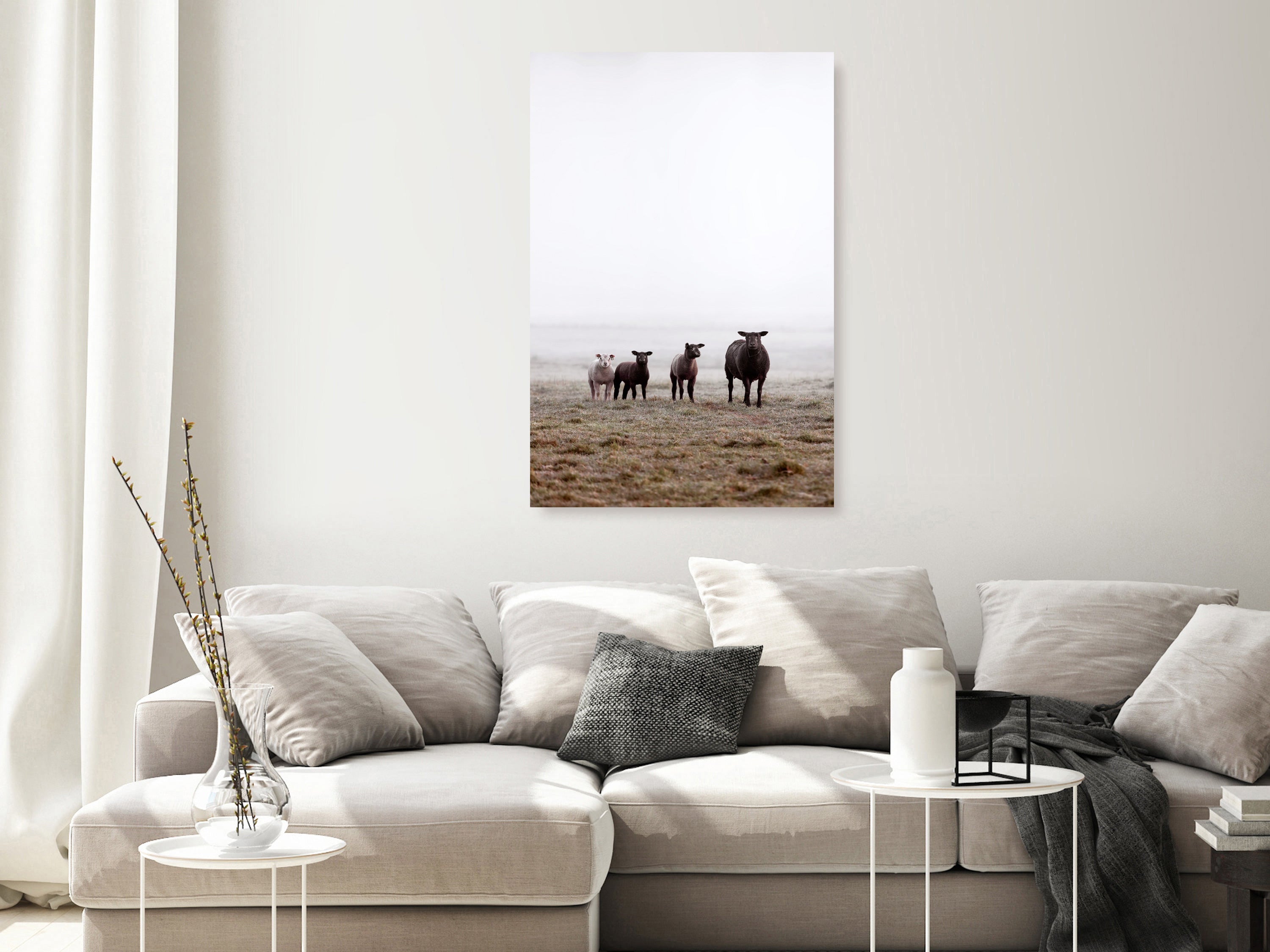 Canvas Print Vertical - Friends in the Morning (1 Part)