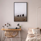 Morning Cows Farm Canvas Print