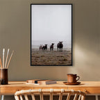Morning Cows Farm Canvas Print