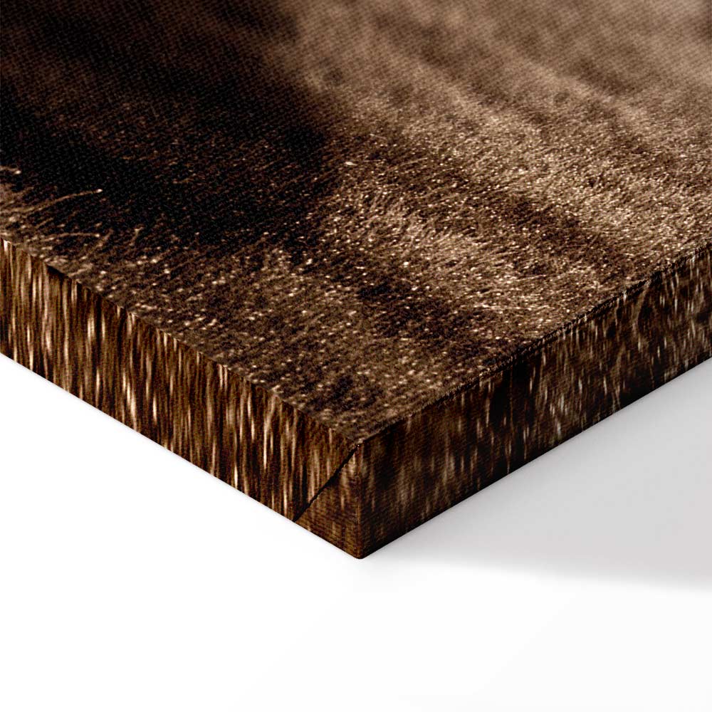 Horse Morning Memories Vertical Canvas Print