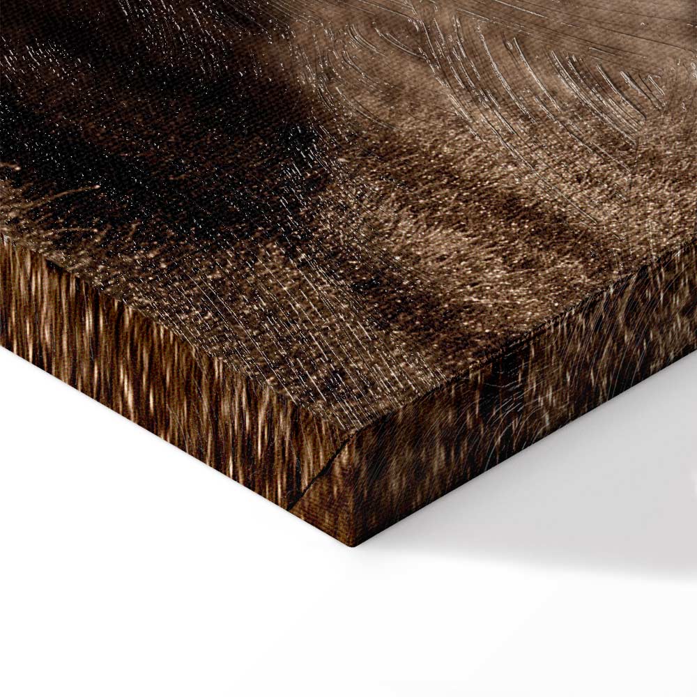 Horse Morning Memories Vertical Canvas Print