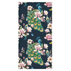 Magnolias and Peacocks Floral Nature Wallpaper