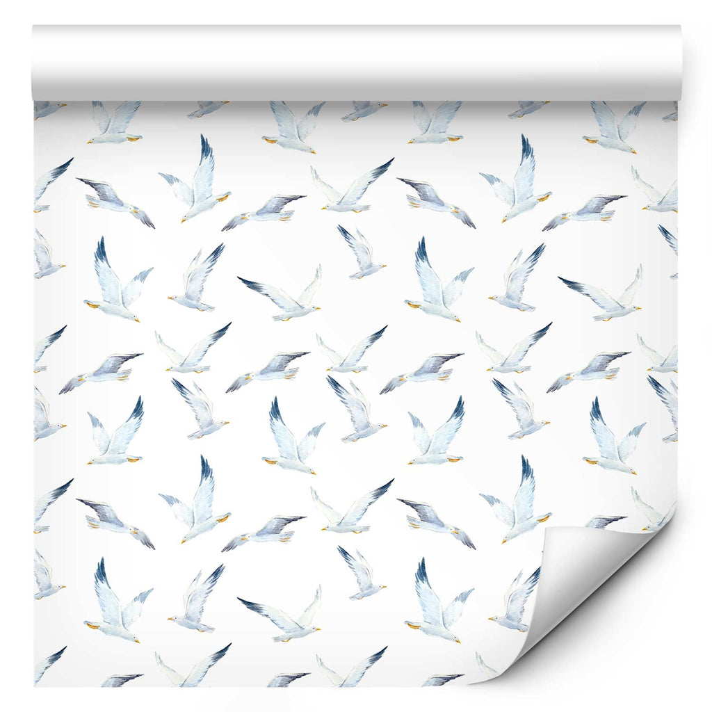 Wallpaper Flying Seagulls