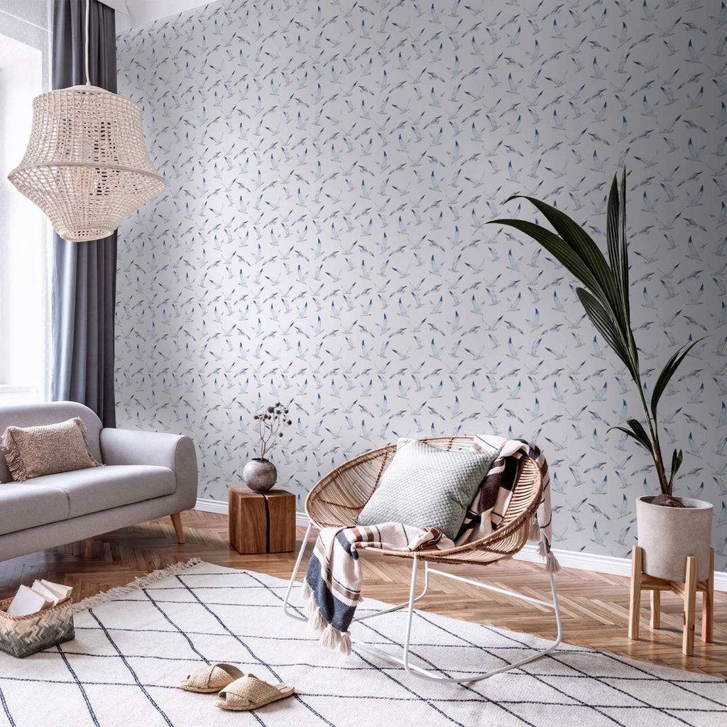 Wallpaper Flying Seagulls