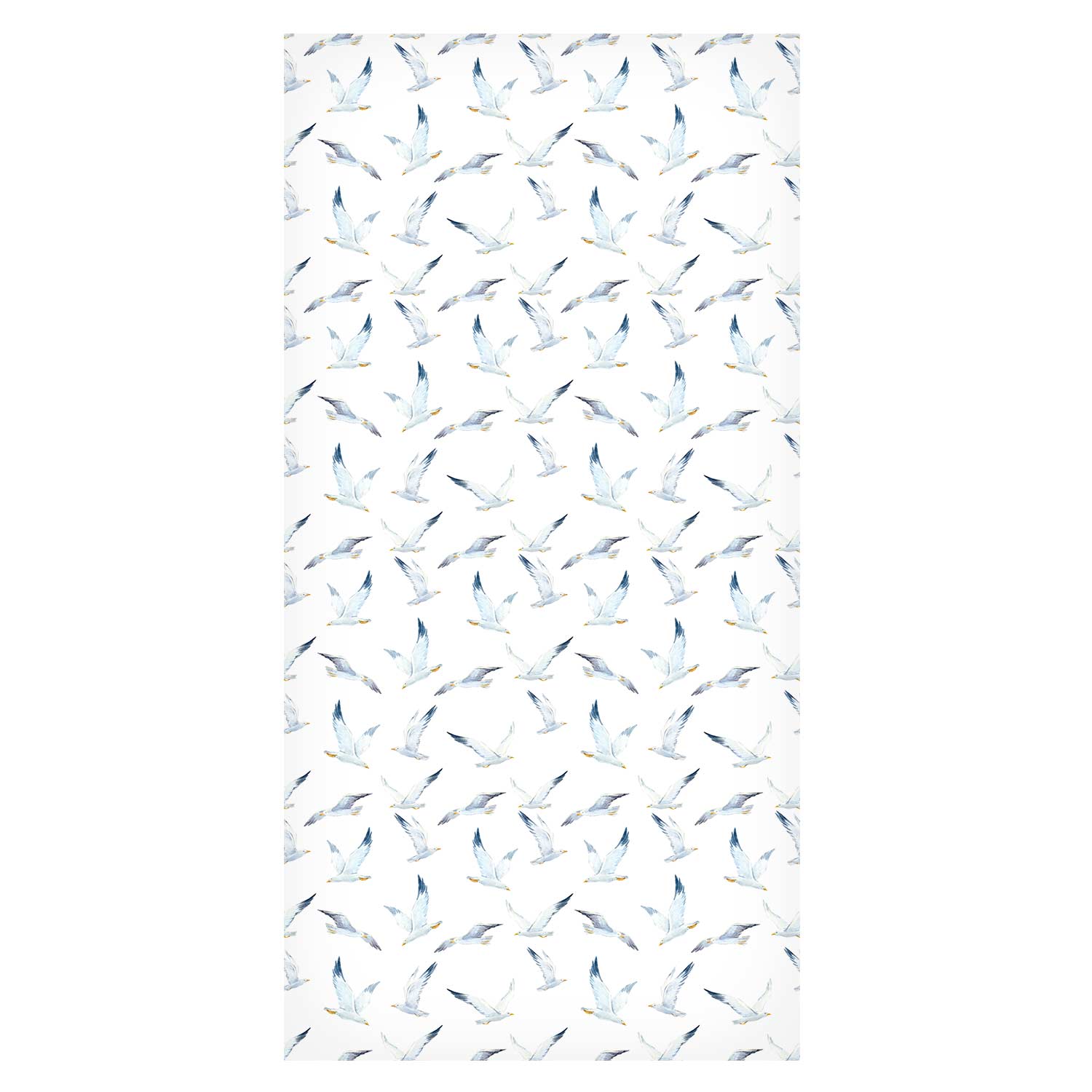 Flying Seagulls Pattern Wallpaper