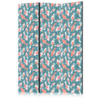 Room Divider - Oriental Pond with Japanese Fish in Crystal Clear Water