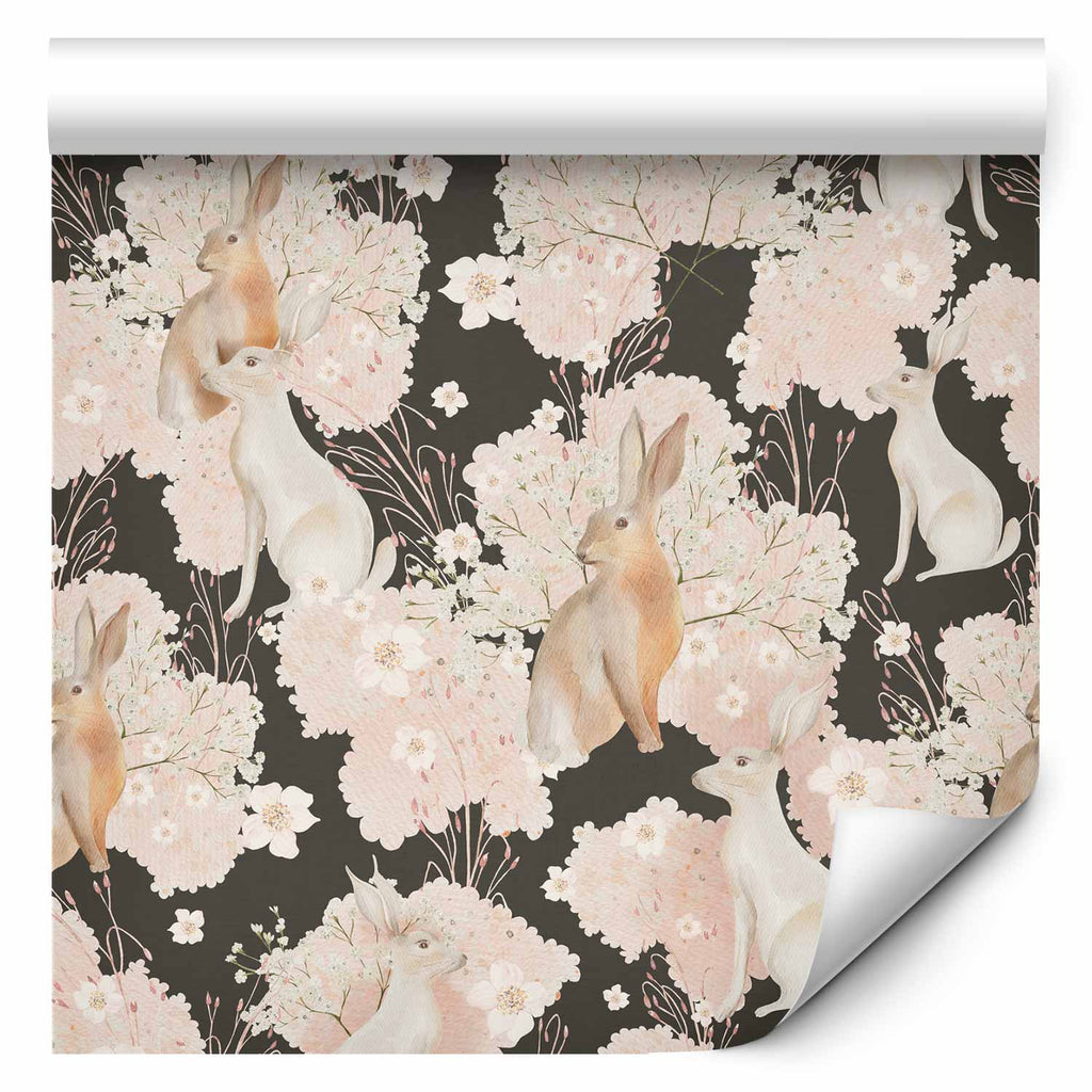 White and Beige Hare Animal Wallpaper