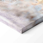 Winter Deer Landscape Canvas Print