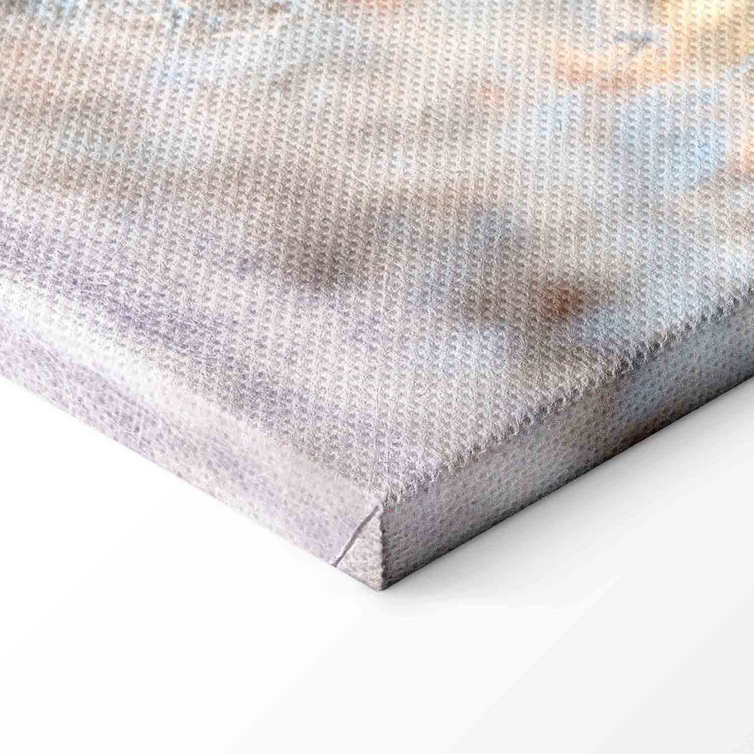 Winter Deer Landscape Canvas Print