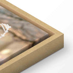 Winter Deer Landscape Canvas Print