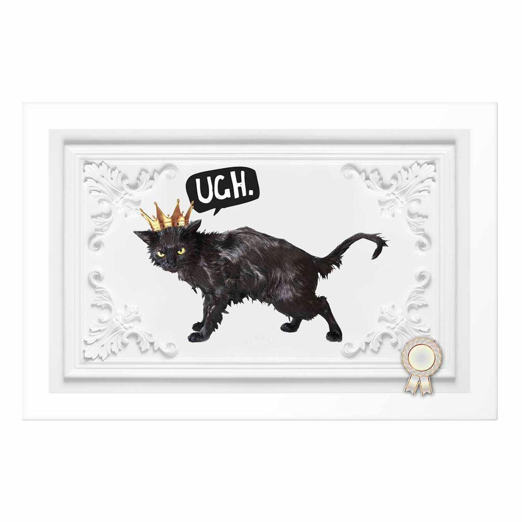 Cat with Crown Modern Poster