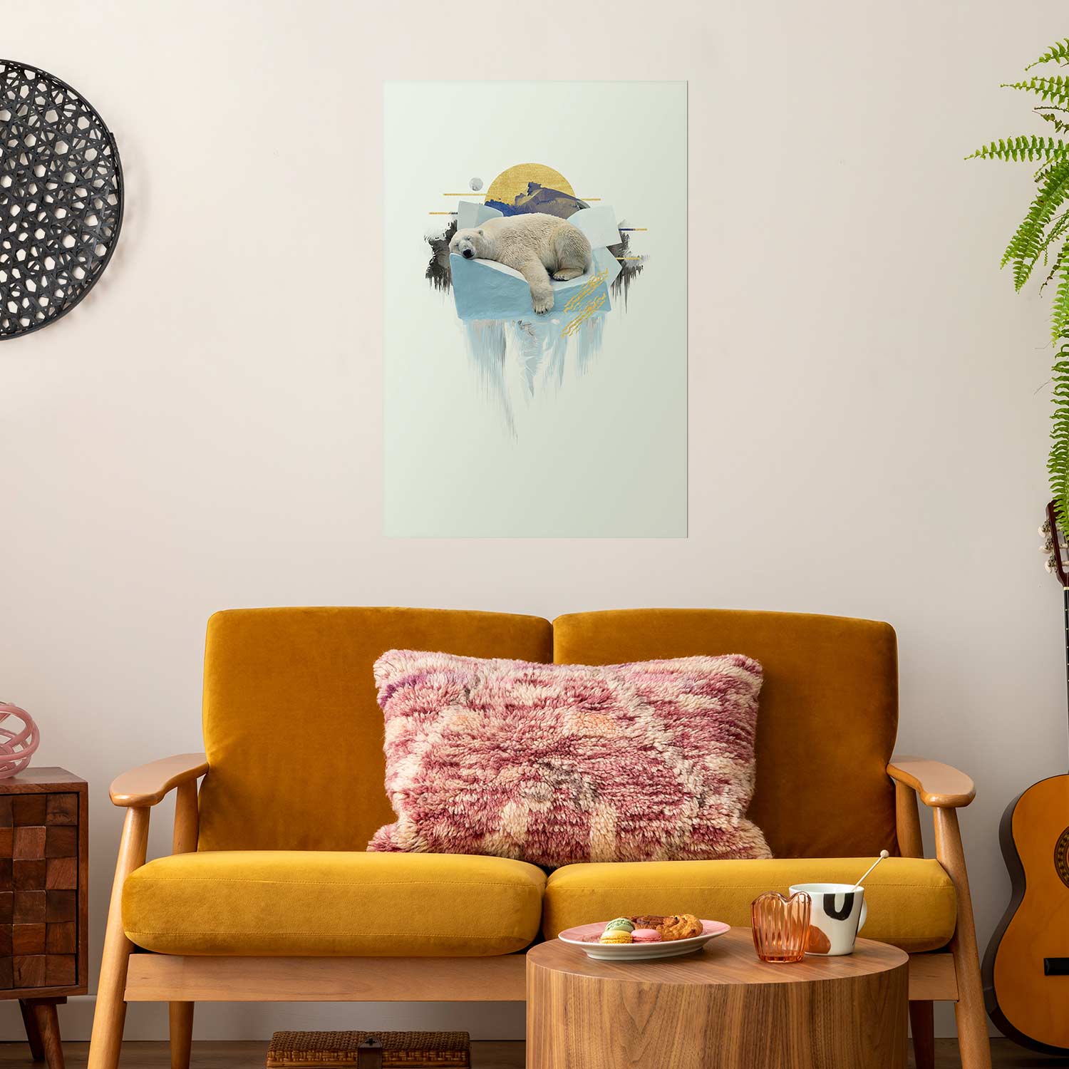 Polar Bear Winter Nature Poster