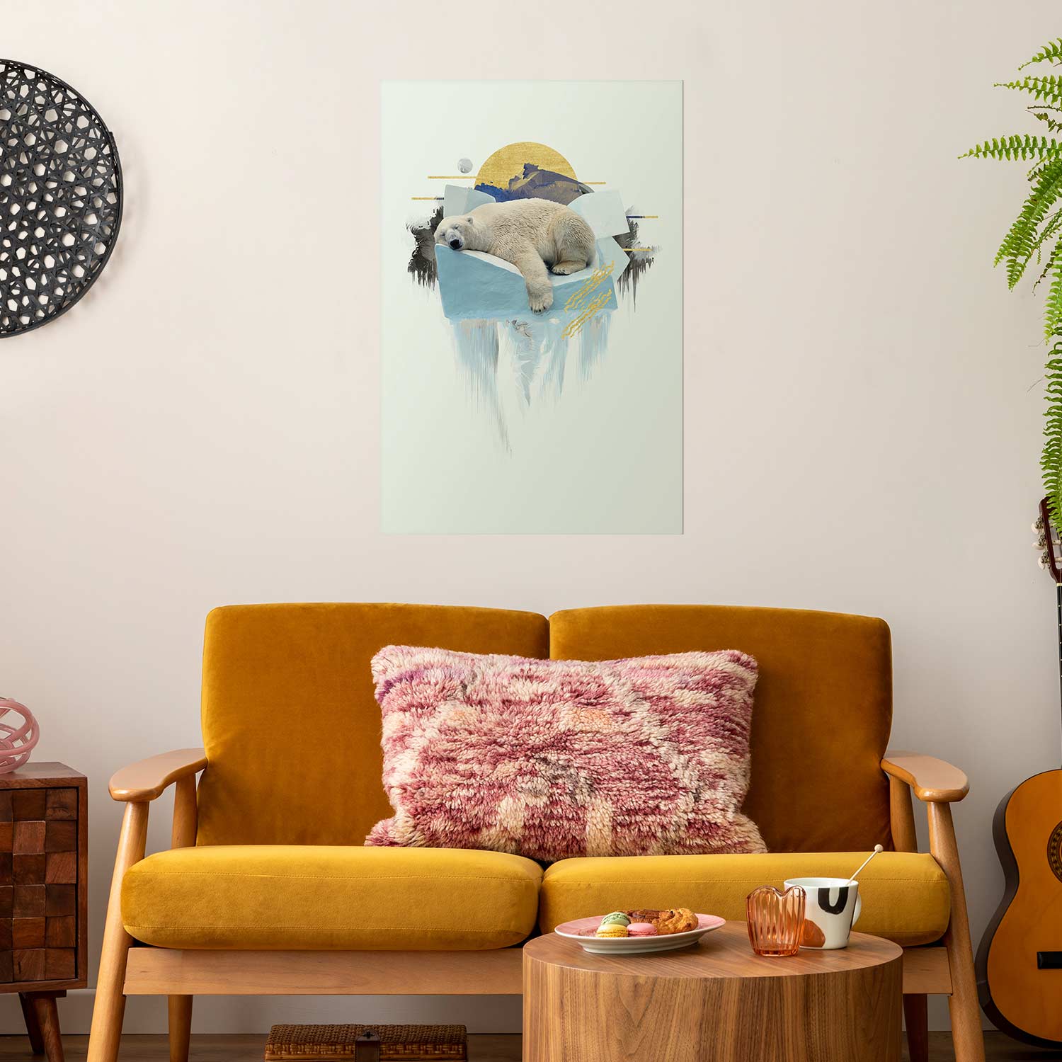 Polar Bear Winter Nature Poster