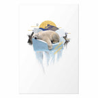 Polar Bear Winter Nature Poster