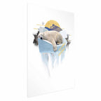 Polar Bear Winter Nature Poster