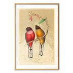 Birds on a Branch Nature Poster