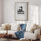 Smoking Sea Turtle Animals Canvas Print