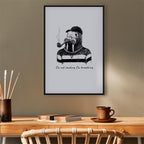 Smoking Sea Turtle Animals Canvas Print