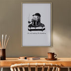 Smoking Sea Turtle Animals Canvas Print