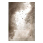 Birds in Clouds Nature Canvas Print