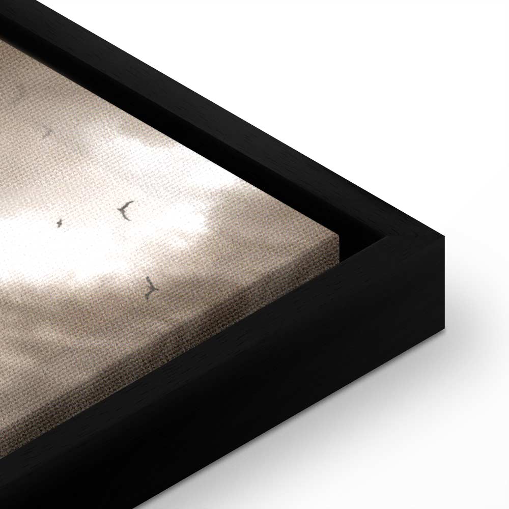 Birds in Clouds Nature Canvas Print
