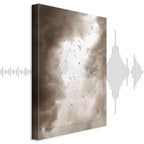 Birds in Clouds Nature Canvas Print