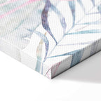 Tropical Flamingo Watercolor Canvas Print