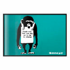 Evil Monkey Graffiti Street Art Poster