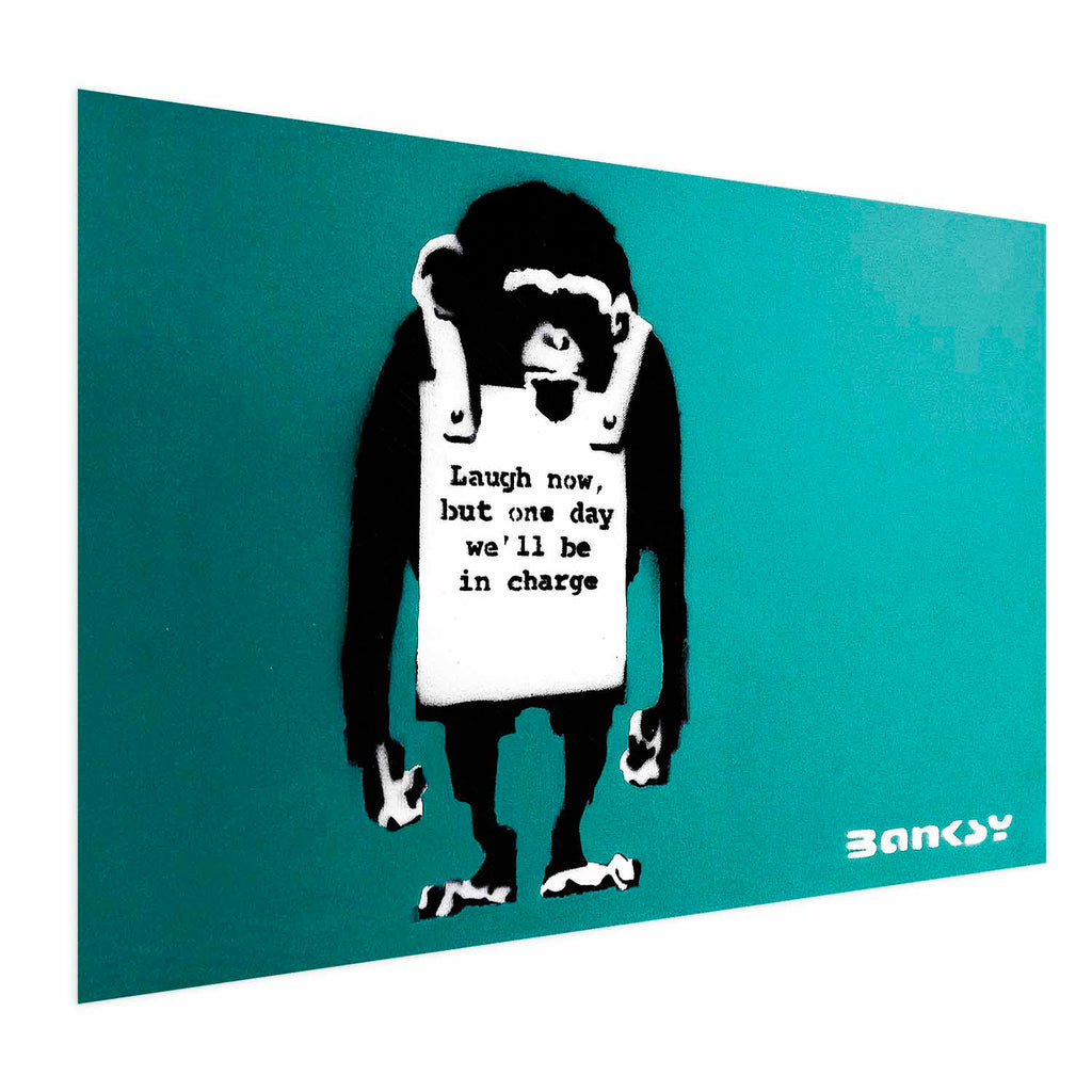 Evil Monkey Graffiti Street Art Poster