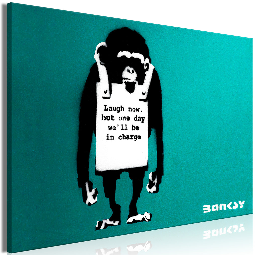 Canvas Print Vertical Angry Monkey (1 Part)